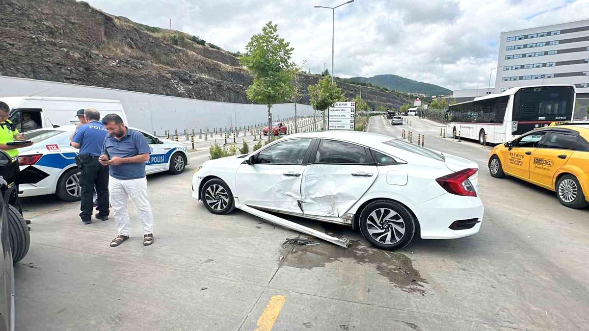 Samsun Şehir Hastanesi yerleşkesinde kaza: 1 yaralı
