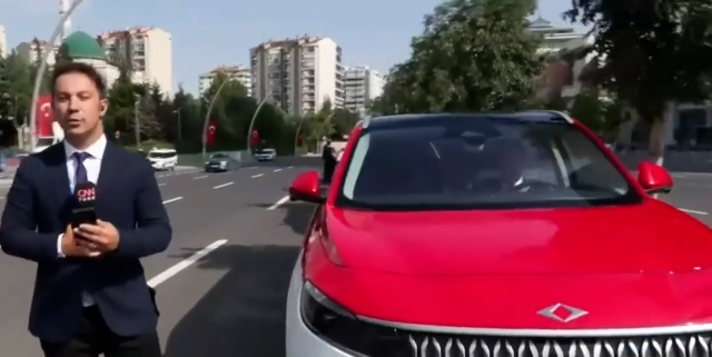 TOGG limousine at NATO summit
