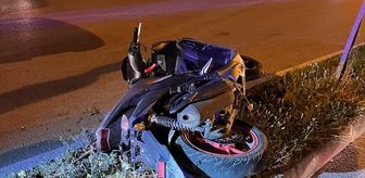 Tokat'ta kaldırıma çarpan motosikletin sürücüsü öldü