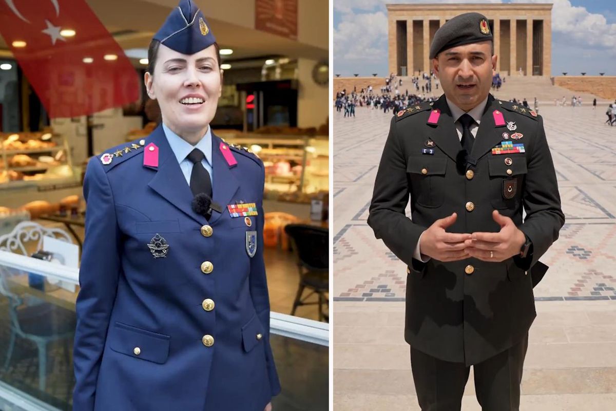 NATO'nun Ankara zirvesi öncesi paylaştığı videodan bir kesit