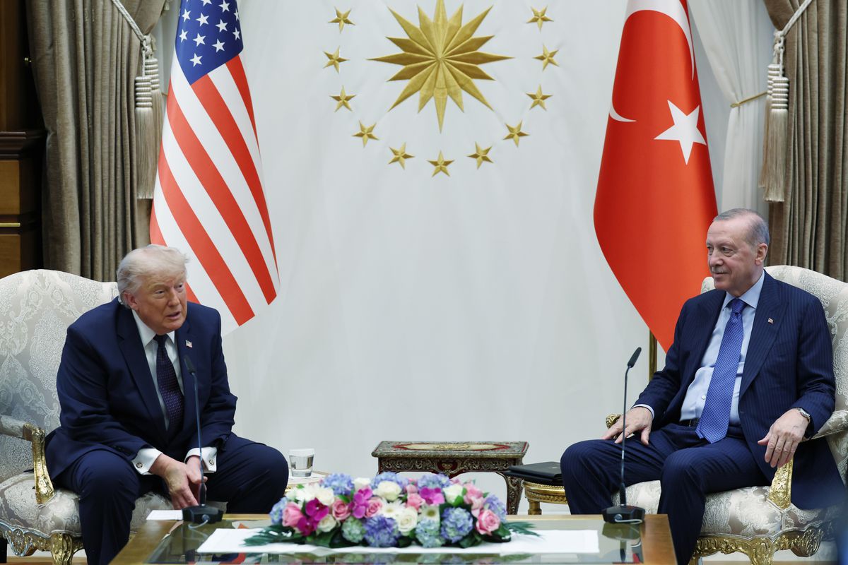 ABD Başkanı Donald Trump ve Cumhurbaşkanı Recep Tayyip Erdoğan ortak basın toplantısı.