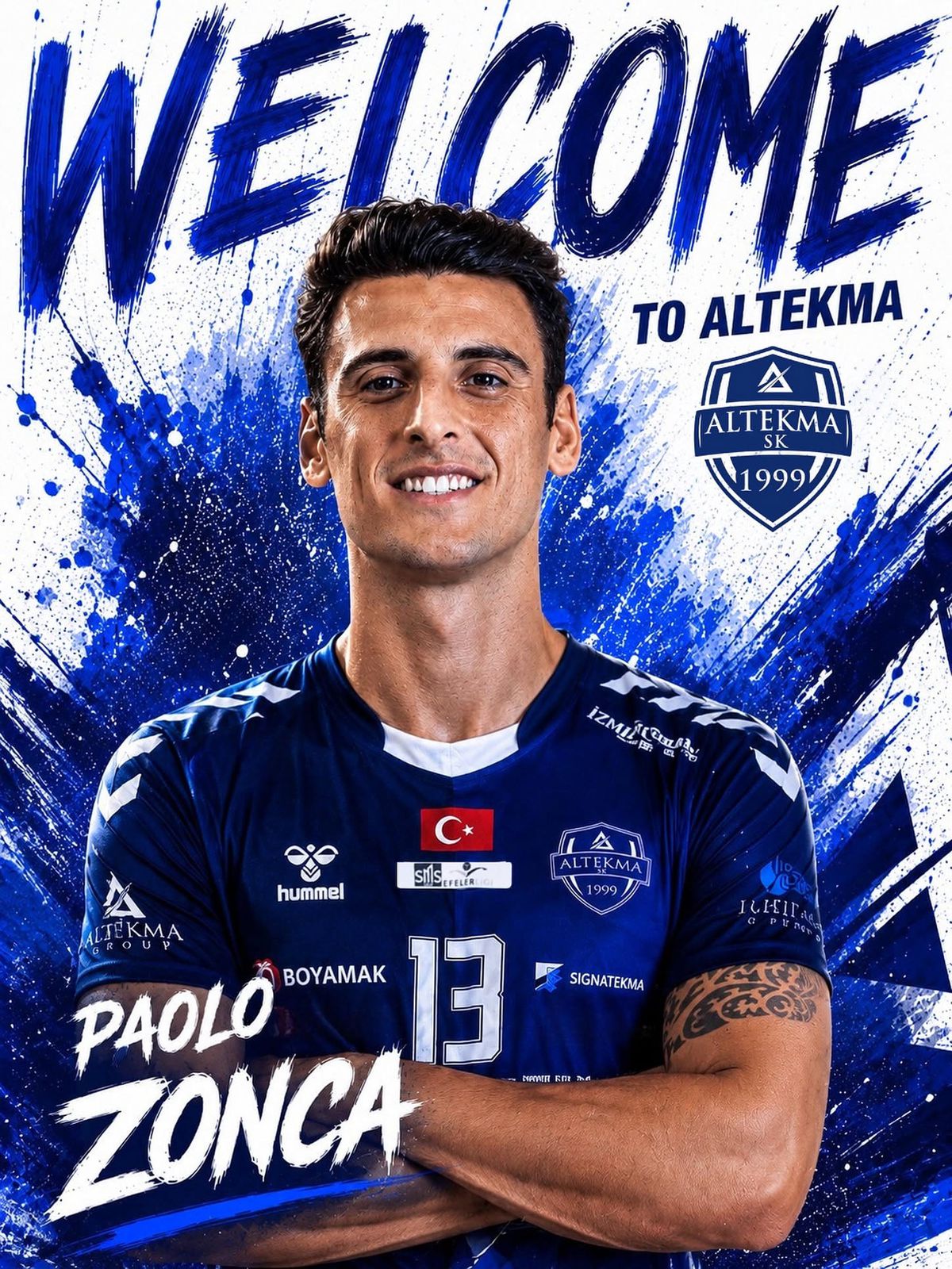 Altekma'dan İtalyan smaçör transferi