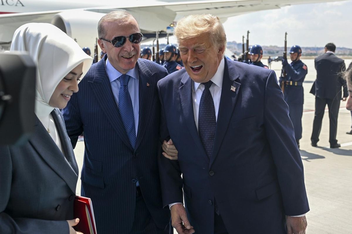 Ankara'daki karşılamada neler konuşuldu? Uçağını işaret edip Erdoğan'a bunları söyledi