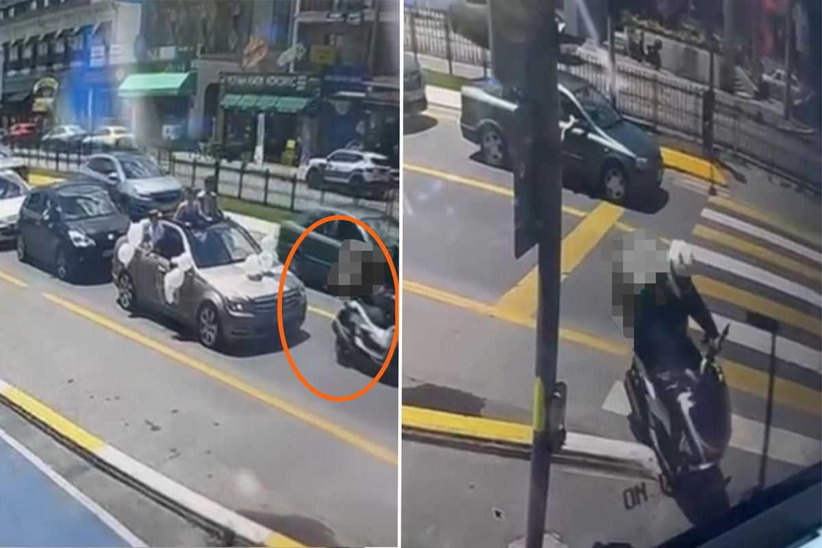 Bahşiş almak için konvoya dalıp kazaya neden olan kuryeye 101 bin lira ceza kesildi