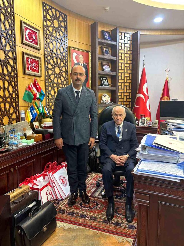 Başkan Kavaklıgil, MHP Genel Başkanı Bahçeli’ye ilçedeki çalışmalarla ilgili bilgi verdi