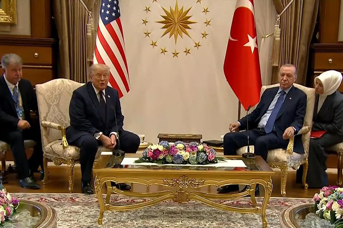 Beştepe'deki görüşme başladı! Cumhurbaşkanı Erdoğan ve Trump'tan ilk sözler