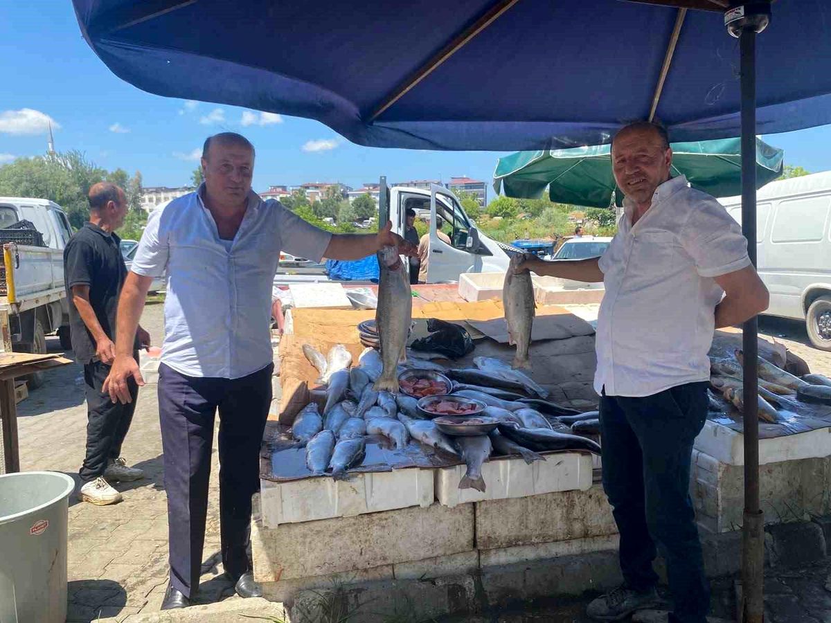 Çarşambalı balıkçı ikizler 40 yıldır aynı tezgahta