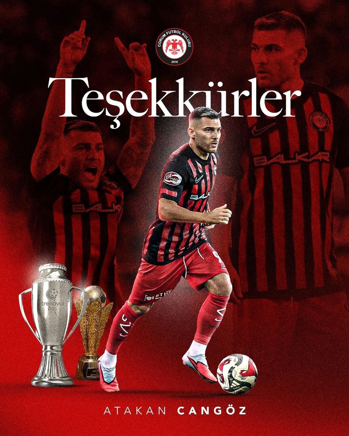 Çorum FK, Atakan Cangöz ile yollarını ayırdı
