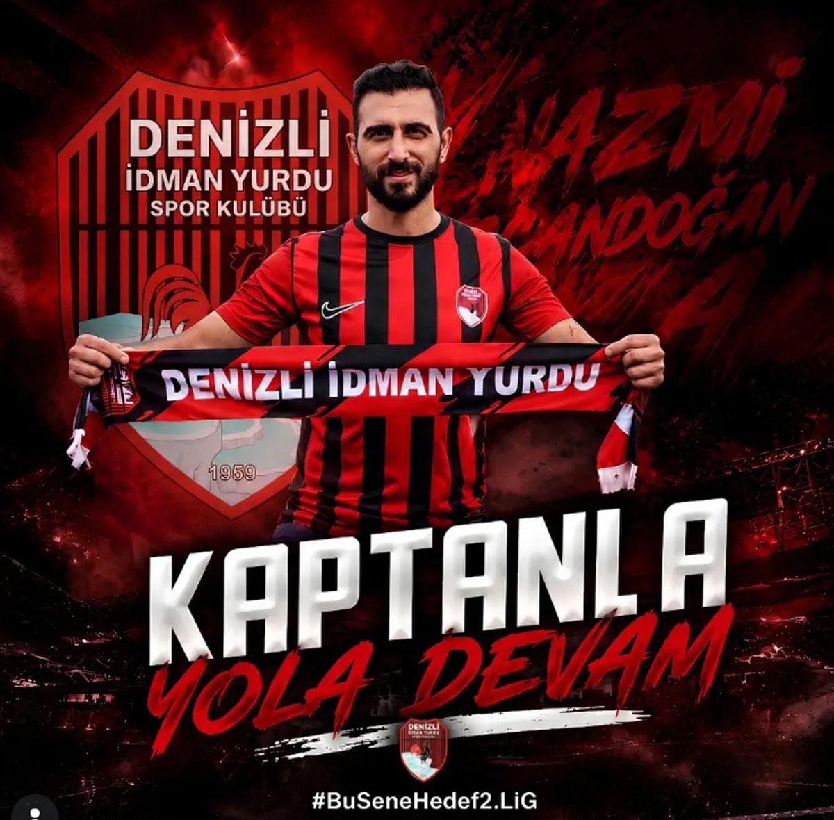 Denizli İdmanyurdu'nda kaptan kaldı