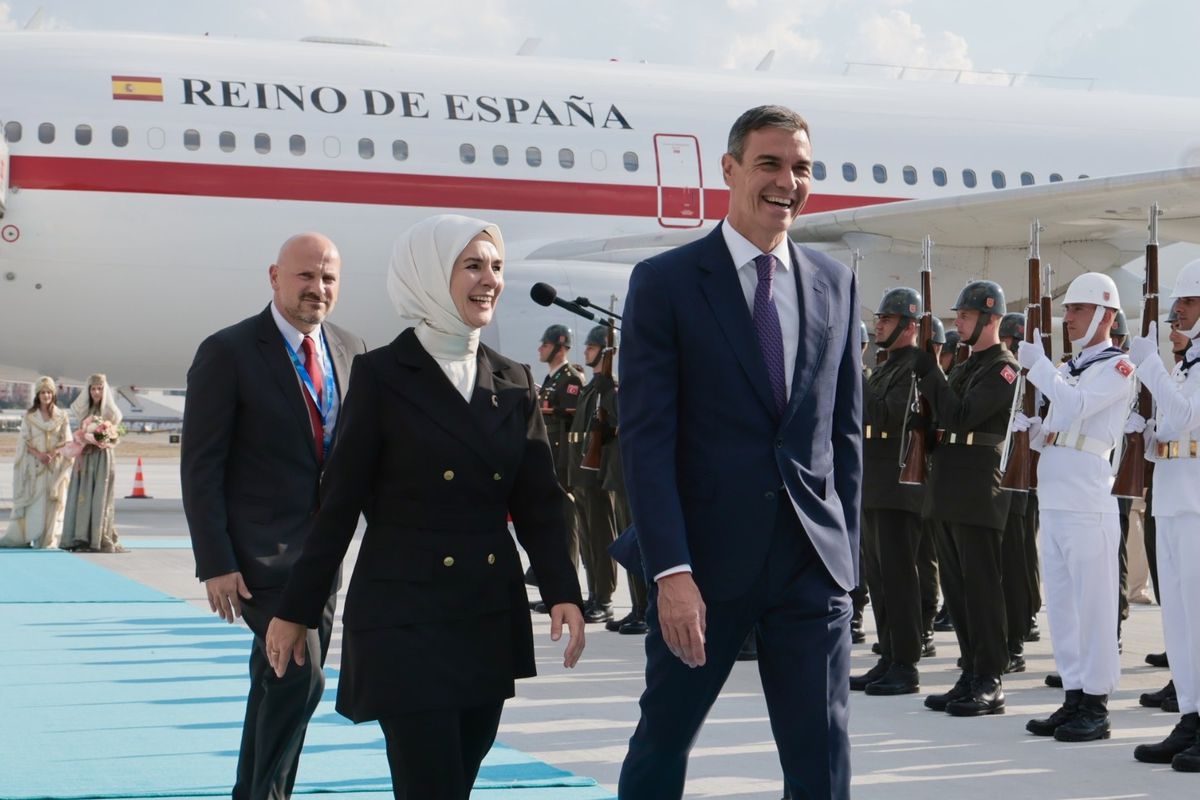 İspanya Başbakanı Sanchez, NATO Zirvesi için Ankara'ya geldi