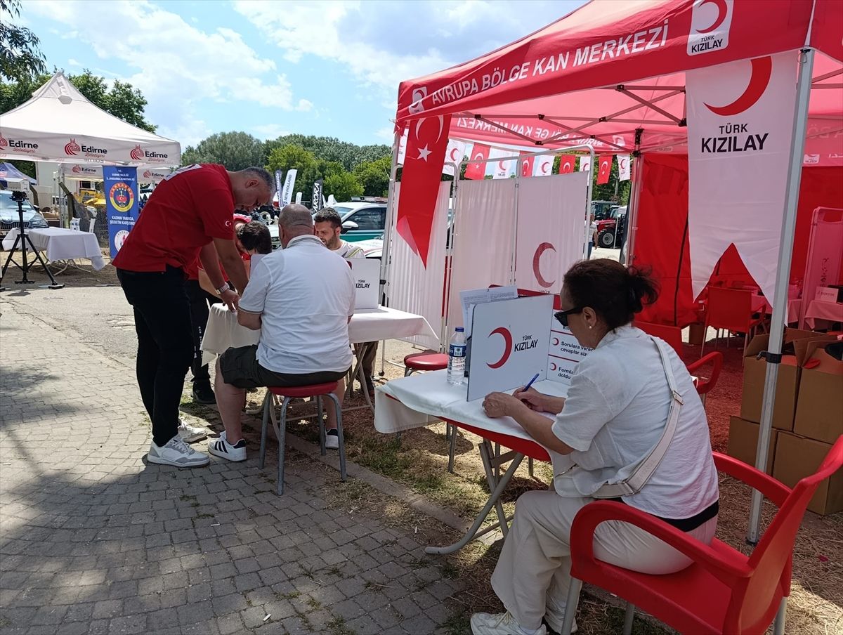 Kırkpınar'da kan bağışı kampanyası düzenlendi