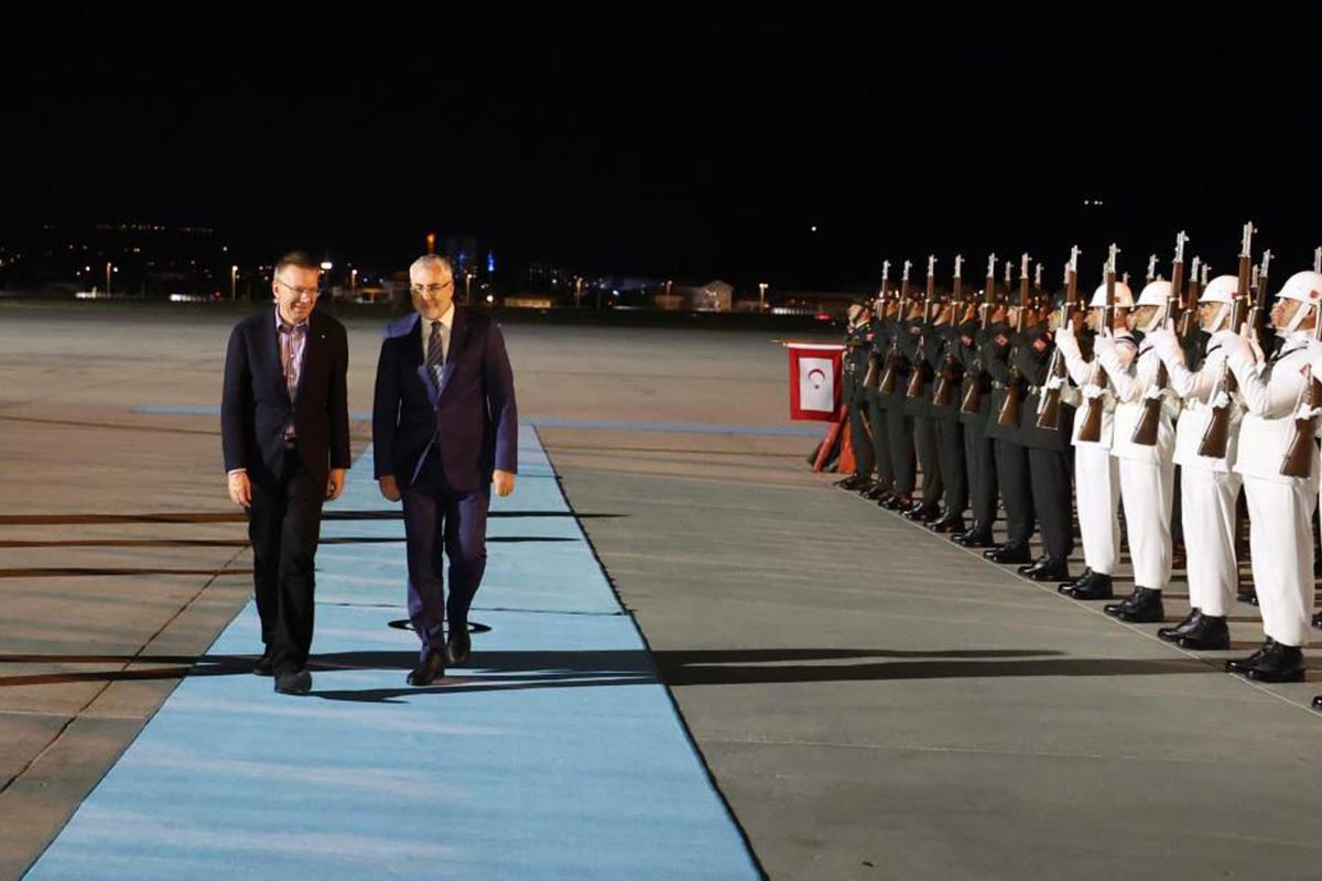 Letonya Cumhurbaşkanı Rinkevics NATO Zirvesi için Ankara'ya geldi
