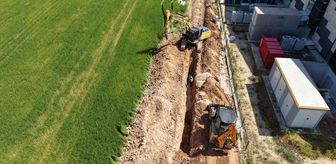 Mardin'de 680 metre uzunluğunda atık su hattı imalatı çalışmaları tamamlandı