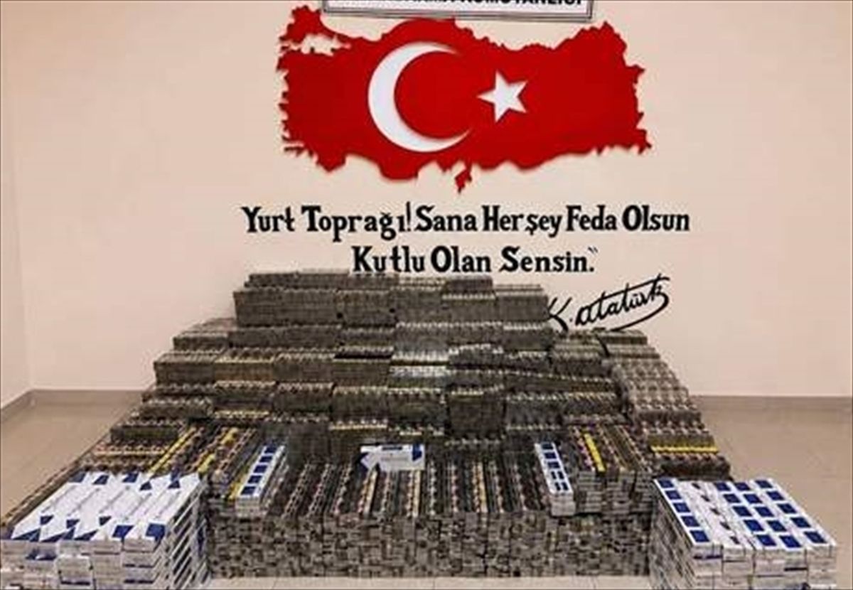 Mardin'de sigara kaçakçılığı operasyonlarında 4 şüpheli hakkında işlem yapıldı