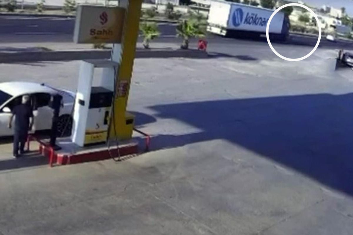 Mardin'de yaşlı kadının hayatını kaybettiği kazanın görüntüleri ortaya çıktı