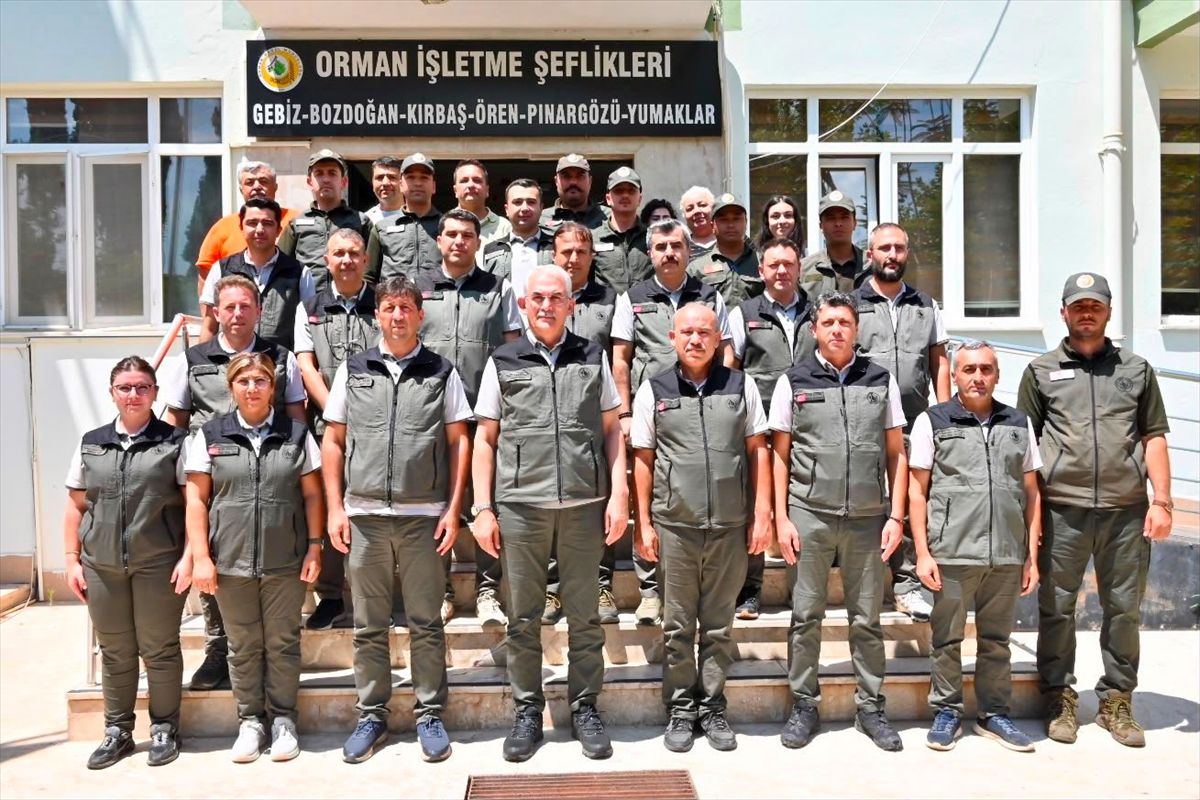Orman Genel Müdürü Bekir Karacabey, Serik'te incelemelerde bulundu