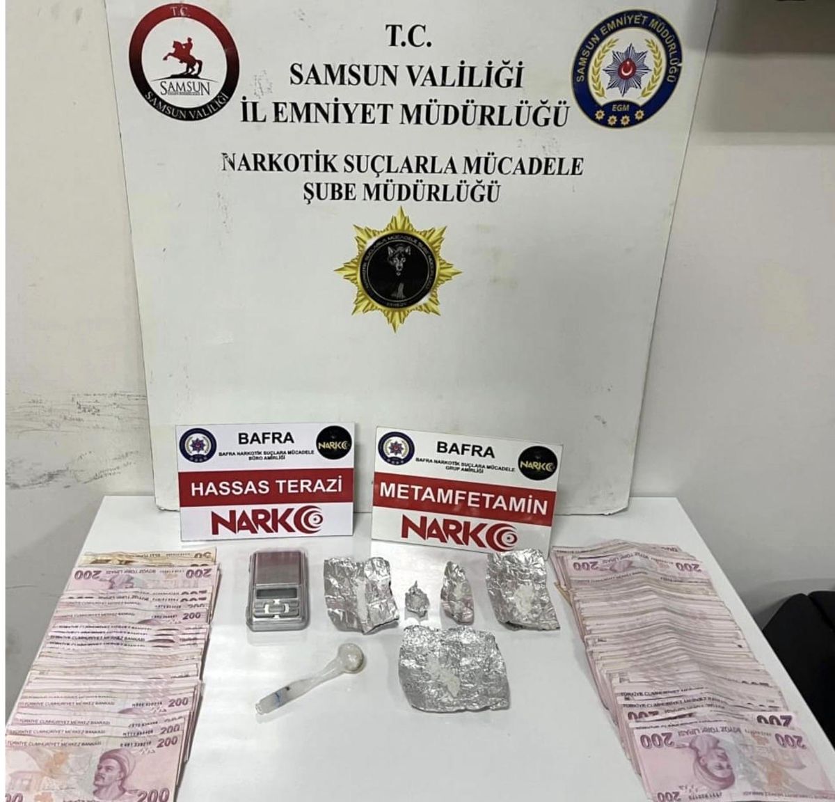 Samsun'da 4 ilçede uyuşturucu operasyonu: 7 kişi yakalandı