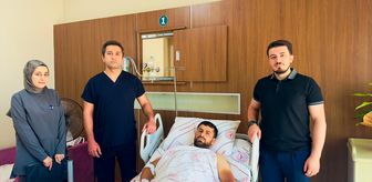 Siirt'te bacağını beton mikserine kaptıran kişi ameliyatla sağlığına kavuştu