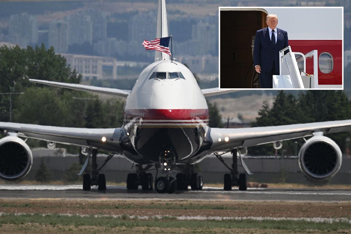 Trump'ın Ankara'ya geldiği yeni Air Force One kıskandırdı: İçinde yok yok