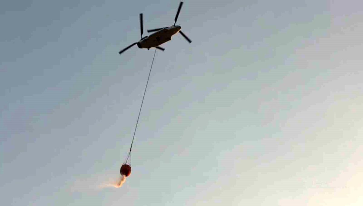 Türkiye'nin en büyük yangın söndürme helikopteri sahaya indi