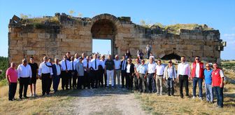 Uşak İl Genel Meclisi Toplantısı Blaundos Antik Kenti'nde yapıldı