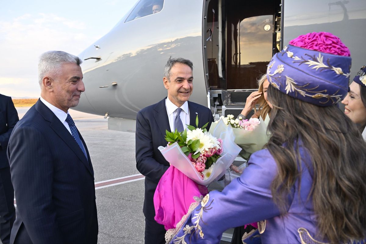 Yunanistan Başbakanı Kiryakos Miçotakis ve Portekiz Başbakanı Luis Montenegro, NATO Zirvesi için Ankara'da Ticaret Bakanı Ömer Bolat tarafından karşılanıyor.