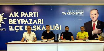 AK Parti Beypazarı İlçe Teşkilatı toplantıda bir araya geldi
