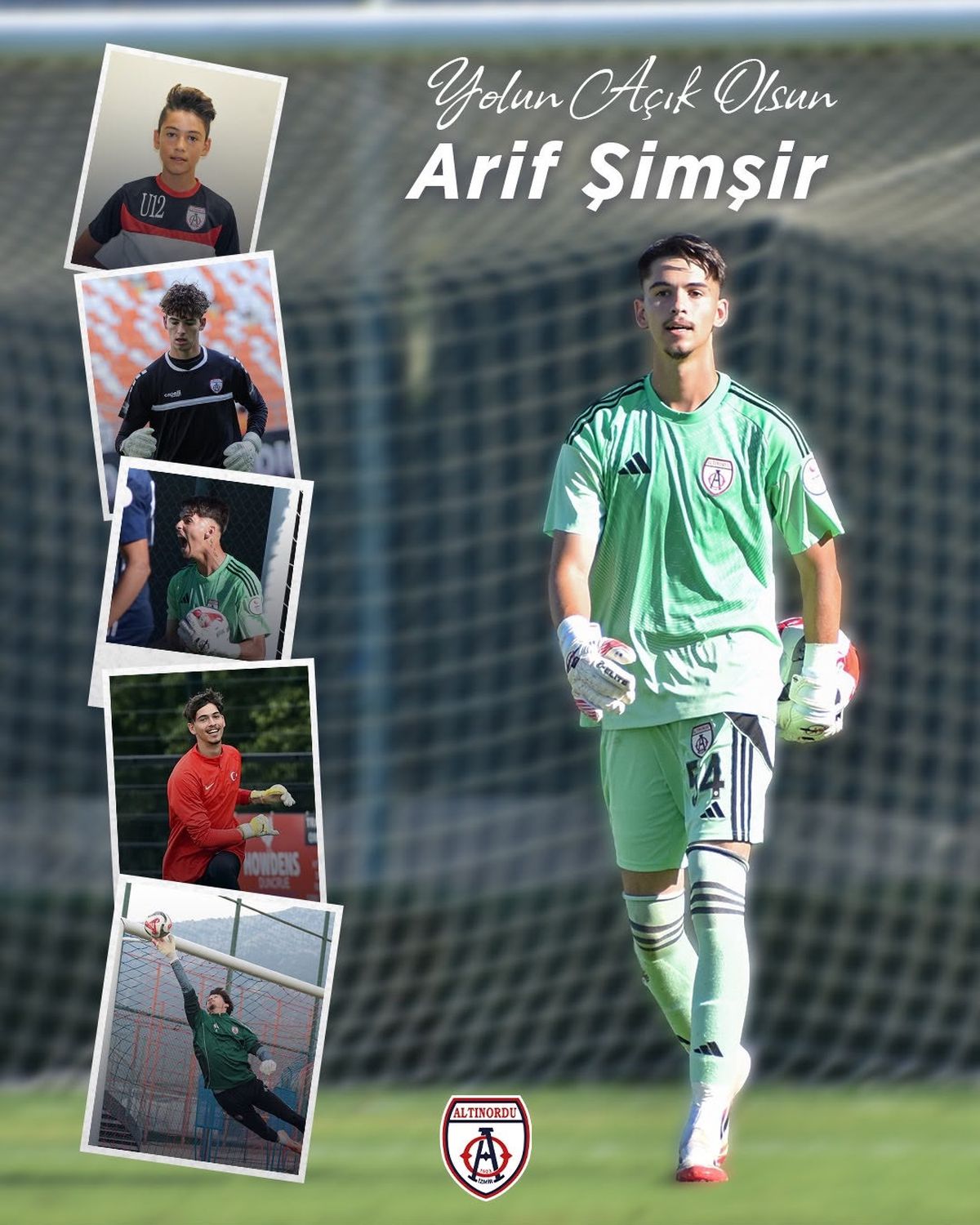 Arif Şimşir Çorum FK formasıyla sözleşme imzalarken