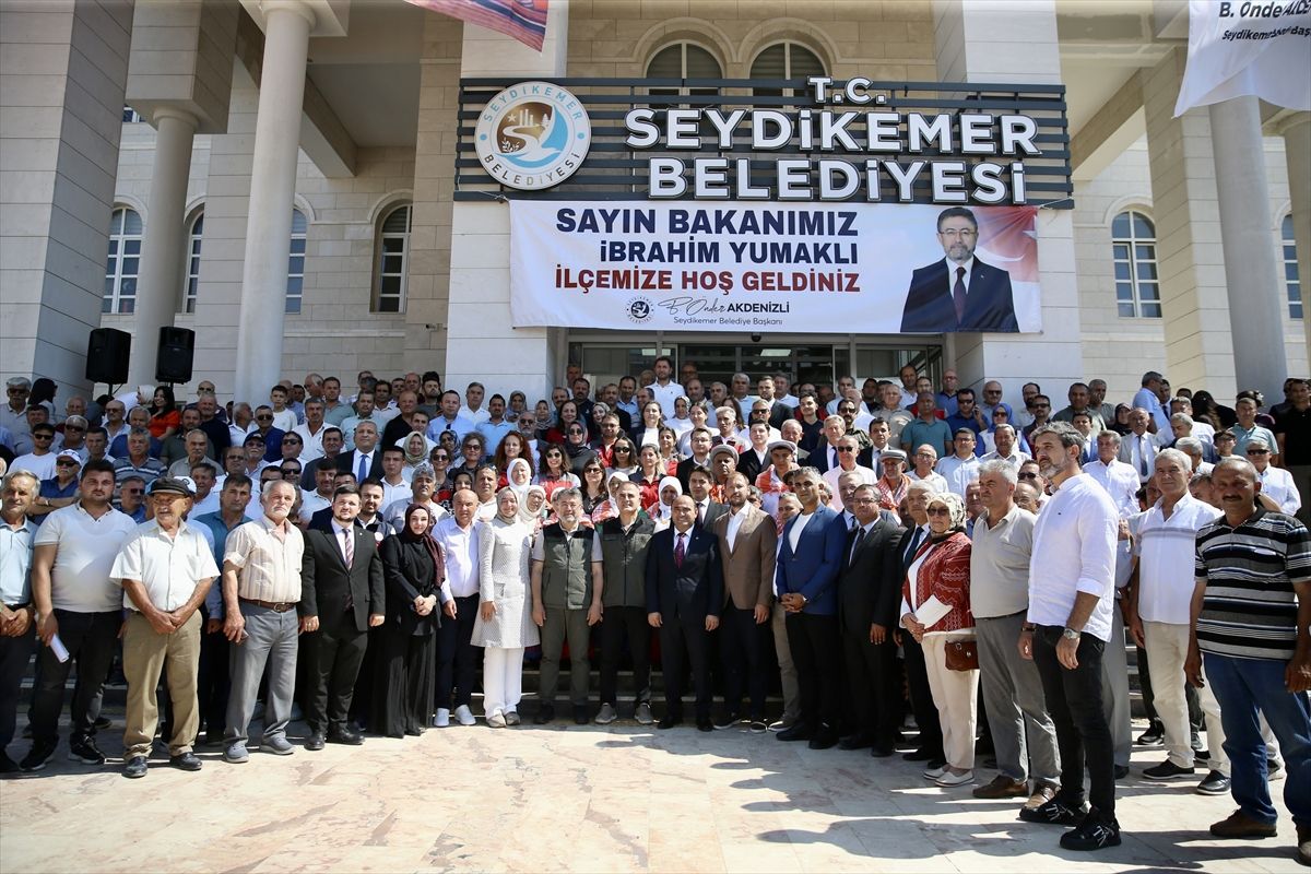 Bakan Yumaklı, Seydikemer Belediyesi ziyaretinde konuştu Açıklaması