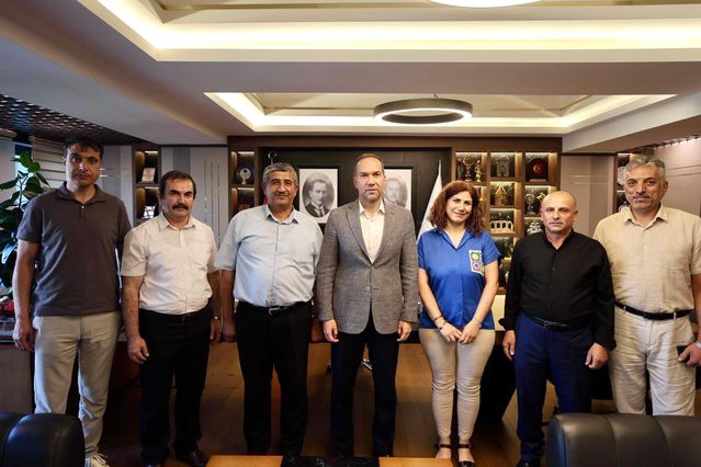 Başkan Özdemir’e UCLG üyeliği sonrası tebrik ziyaretleri sürüyor