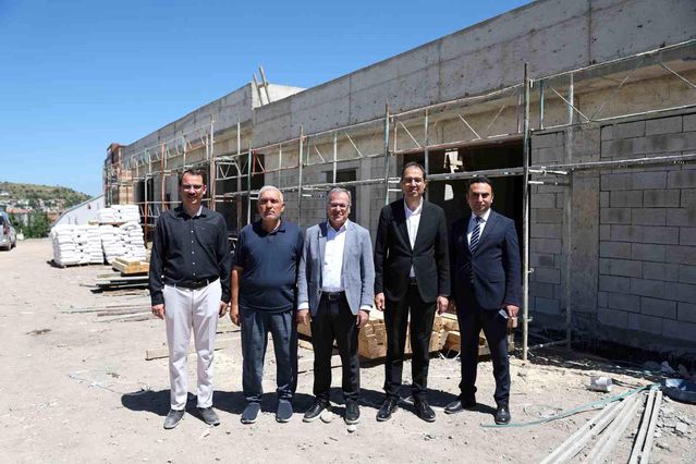 Başkan Özdoğan’dan 112 acil sağlık merkezi inşaatına yakın takip