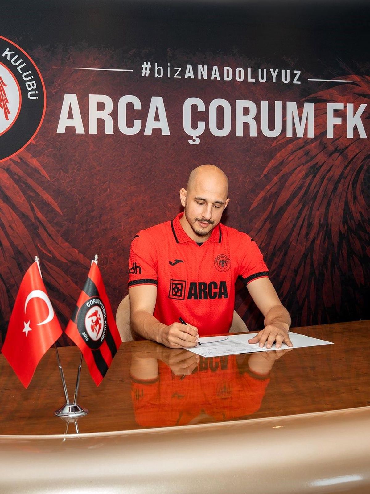 Çorum FK'nın yeni transferi kaleci Erhan Erentürk