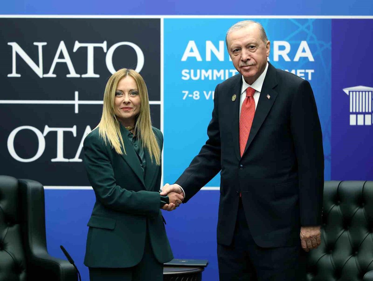 Erdoğan ve Meloni Ankara'da bir araya geldi
