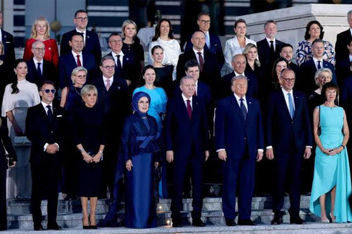 Emine Erdoğan, NATO liderlerinin eşlerini Çankaya Köşkü'nde ağırladı