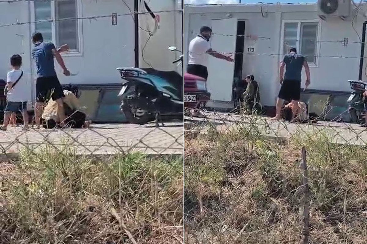 Kan donduran görüntü! Her şey çocuklarının gözleri önünde yaşandı