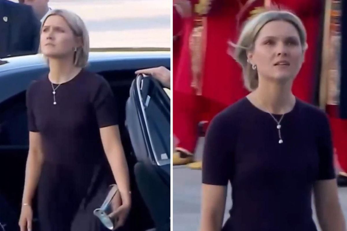 İzlanda Başbakanı Frostadottir, gözlerini Cumhurbaşkanlığı Külliyesi'nden alamadı