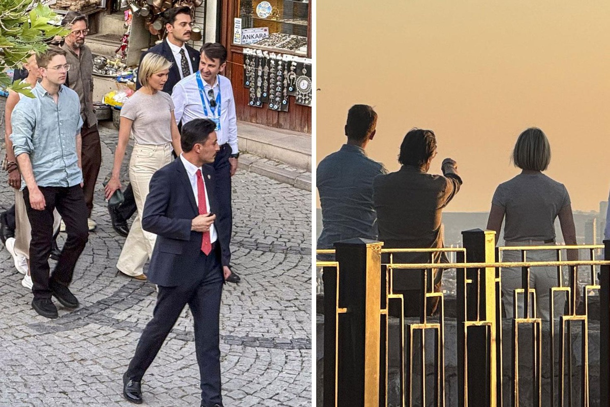 İzlanda Başbakanı Frostadottir, NATO Liderler Zirvesi biter bitmez soluğu Ankara sokaklarında aldı