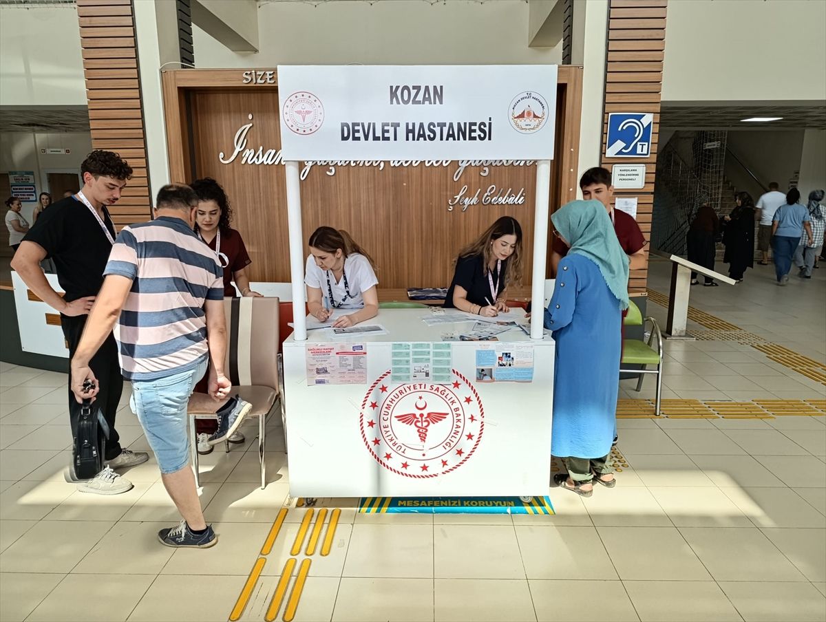 Kozan'da 'Hareket Yaşını Öğren, Sağlıklı Yaşa' kampanyasında yaklaşık 1000 kişiye ulaşıldı