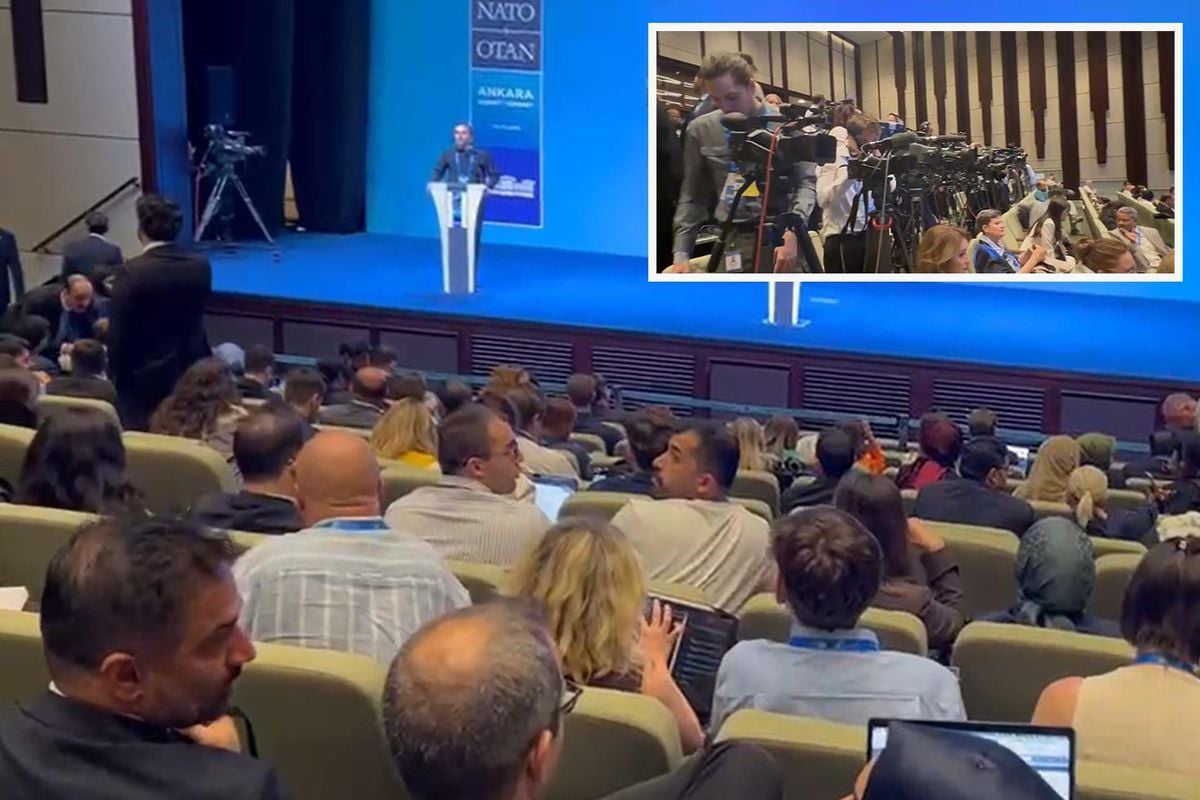 NATO Genel Sekreteri Rutte'nin basın toplantısına yoğun ilgi! Gazeteciler tıka basa doldurdu