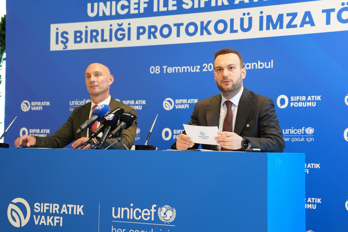 Sıfır Atık Vakfı ve UNICEF, çocuk odaklı iklim eylemi için güçlerini birleştirdi