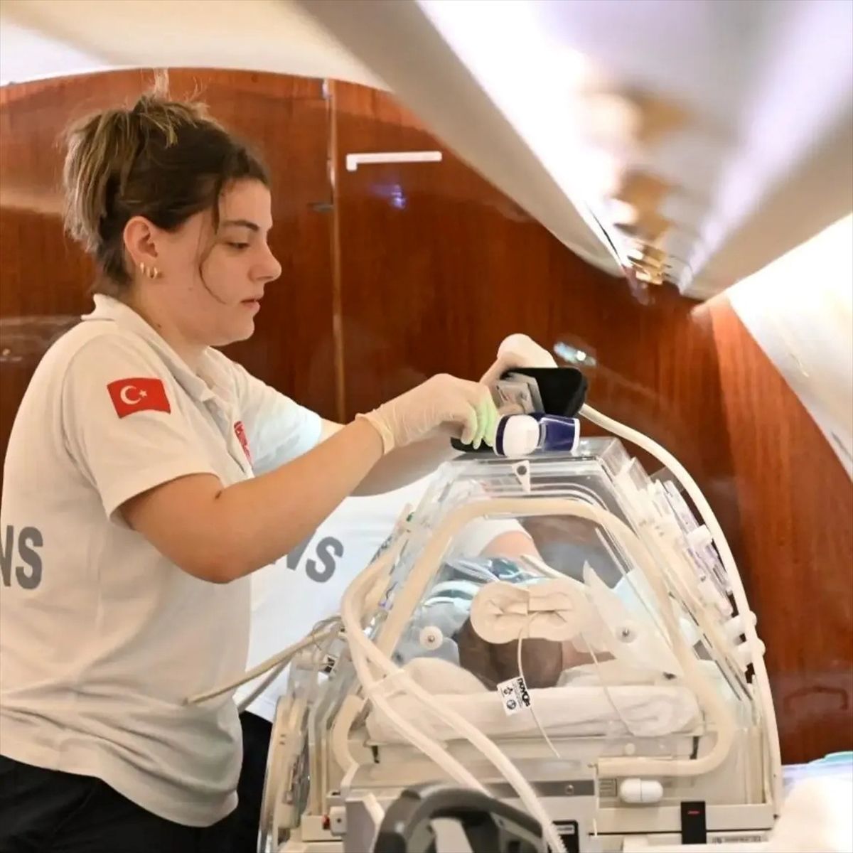 Şırnak'ta 4 aylık bebek uçak ambulansla İstanbul'a sevk edildi