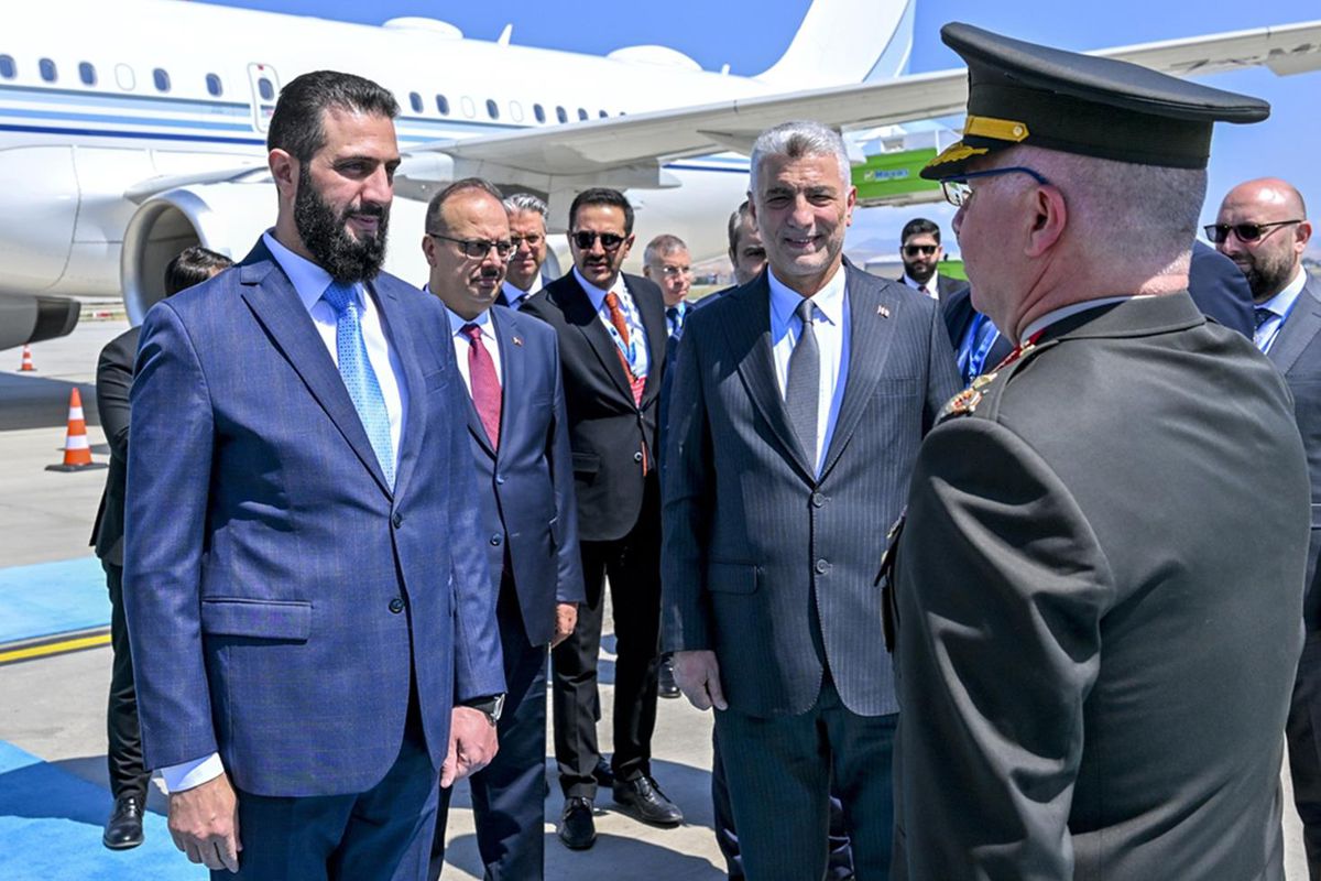 Suriye Cumhurbaşkanı Şara, Ankara'da