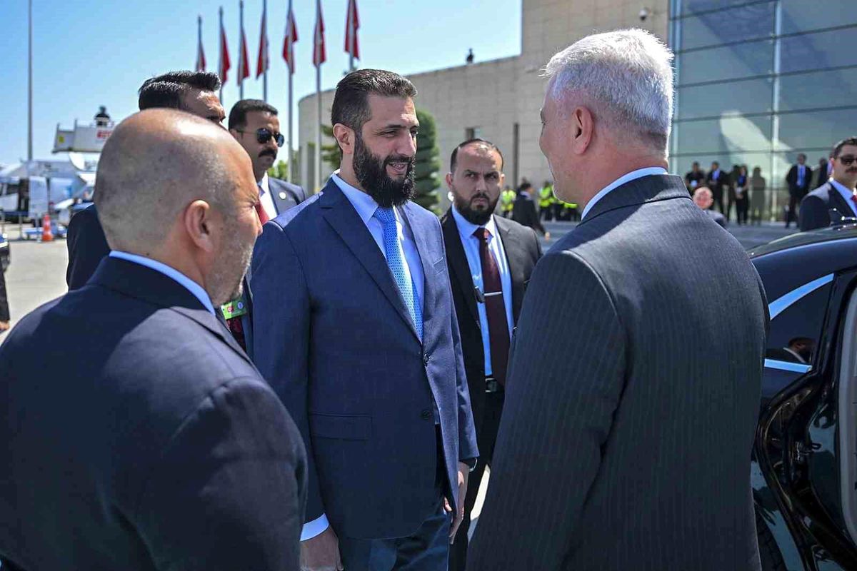 Suriye Cumhurbaşkanı eş-Şara, NATO Zirvesi için Ankara'ya geldi