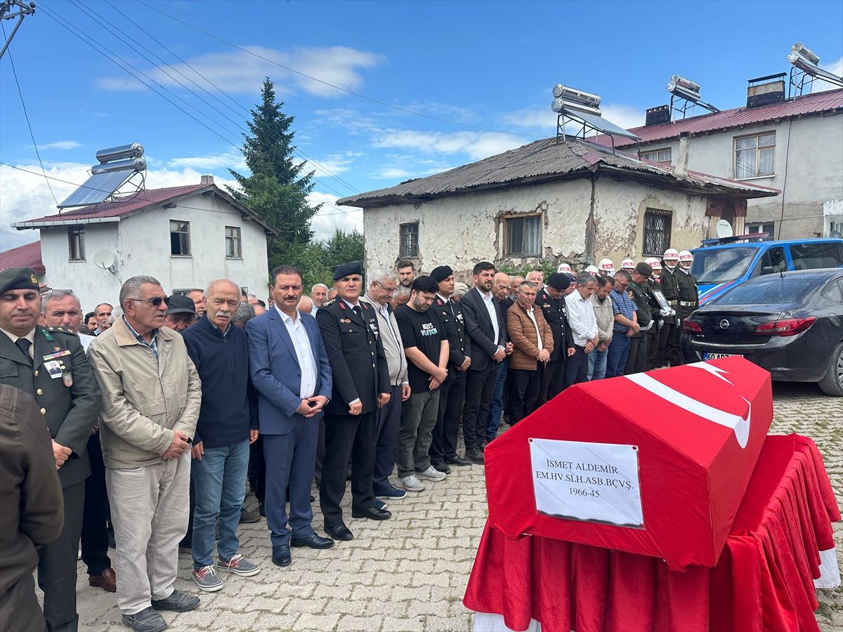 Tokat'ta vefat eden Kıbrıs gazisi son yolculuğuna uğurlandı