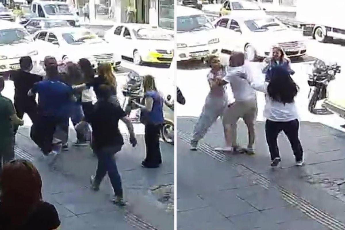 Kaza sonrası çıkan kavgada ortalık savaş alanına döndü: Kadın sürücüyü böyle darp etti