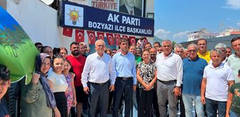 AK Parti Mersin Milletvekili Hasan Ufuk Çakır'dan Bozyazı'ya ziyaret
