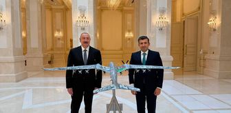 Aliyev, Baykar Yönetim Kurulu Başkanı Bayraktar'ı kabul etti