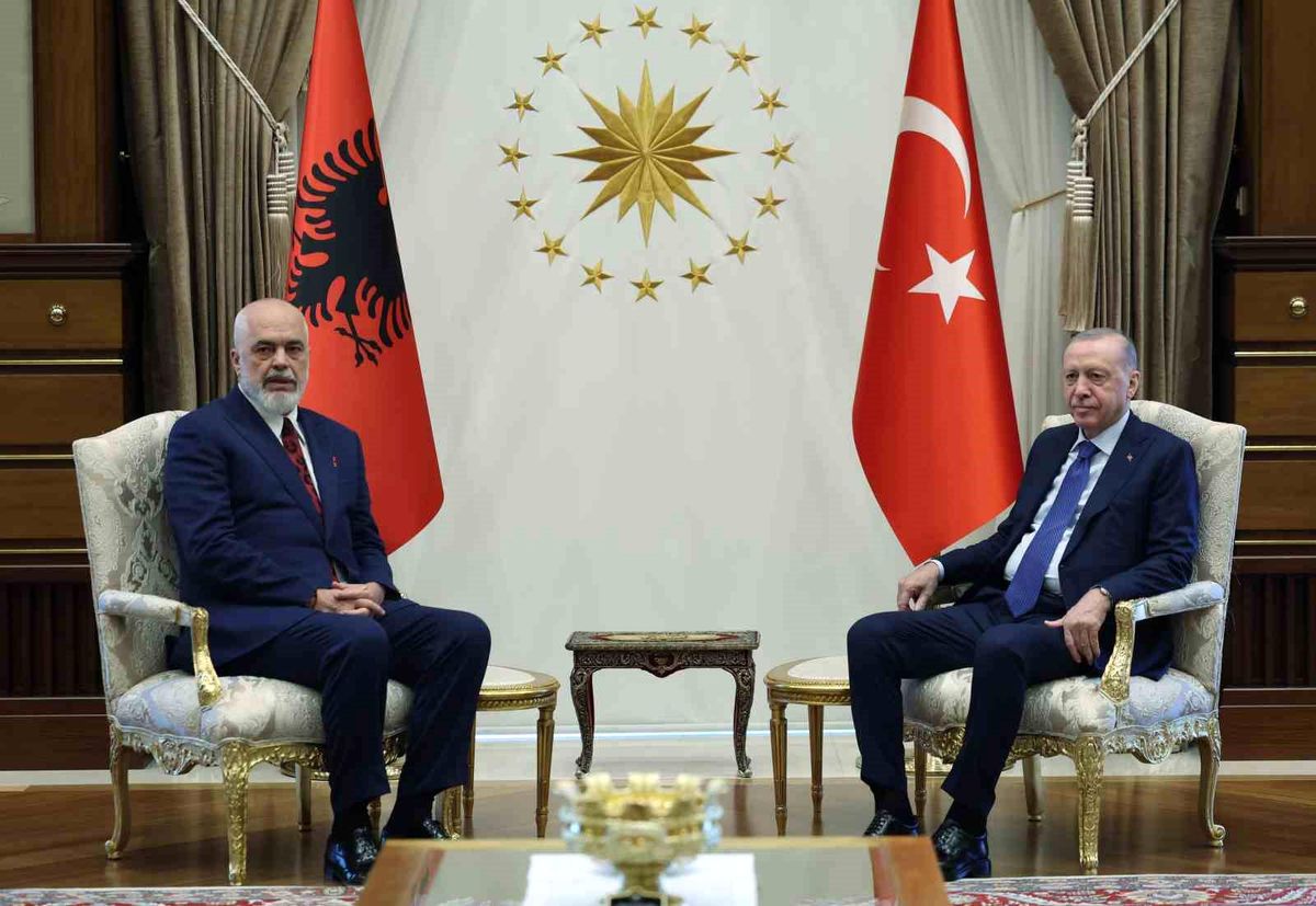 Cumhurbaşkanı Erdoğan, Arnavutluk Başbakanı Rama ile görüştü