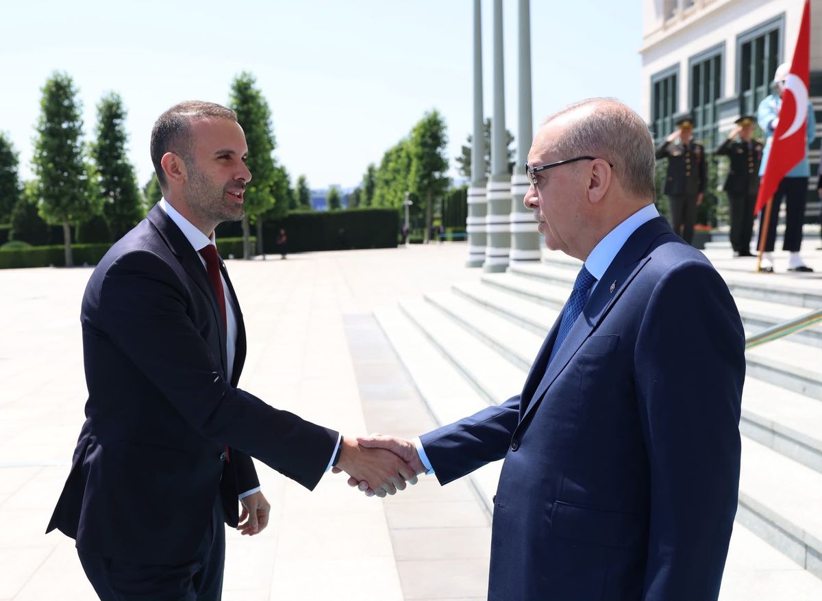 Erdoğan, Karadağ Başbakanı Spajic'i kabul etti