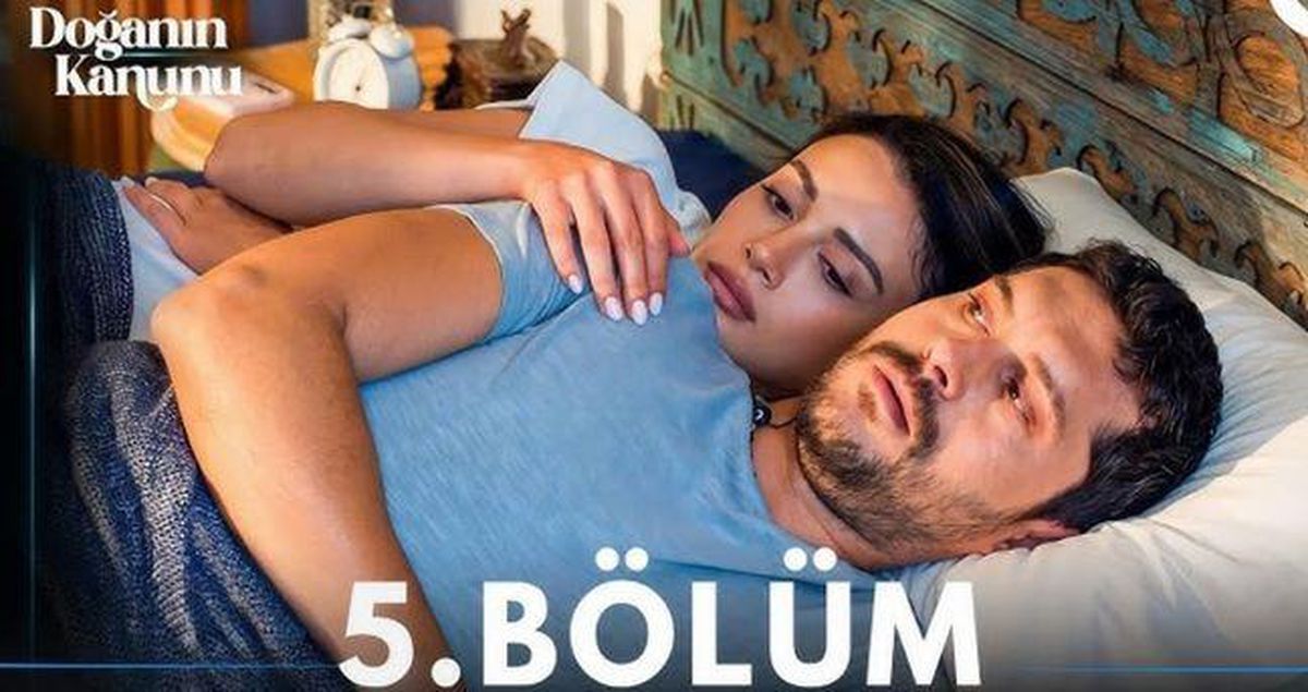 Doğanın Kanunu dizisinin 5. bölümünün Star TV'de yayınlandığını belirten görsel.